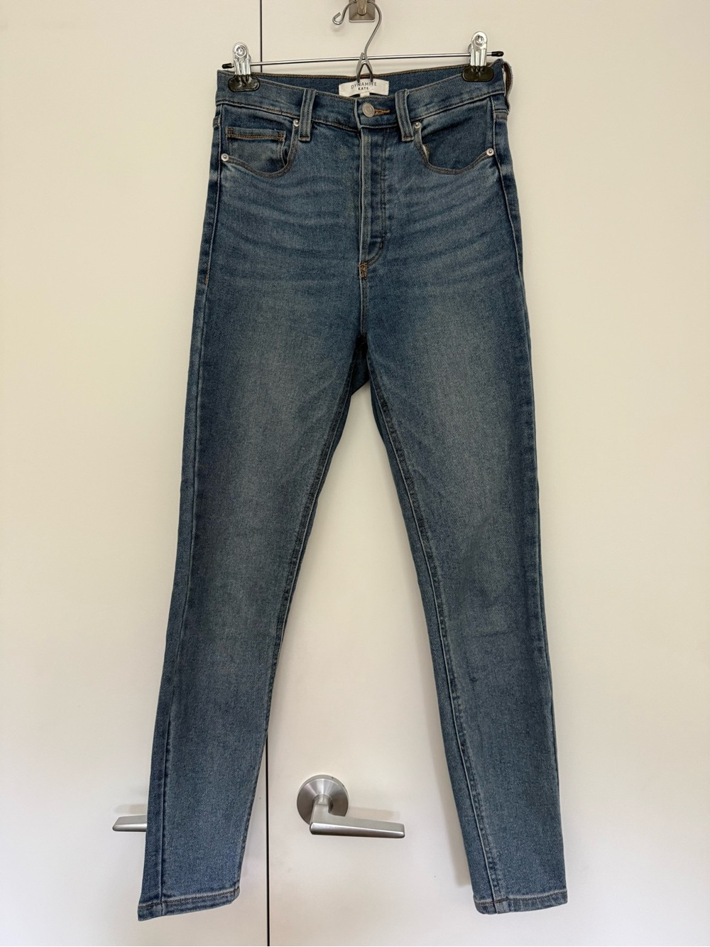 Dynamite Skinny High-Rise Jeans in Medium Blue Wash